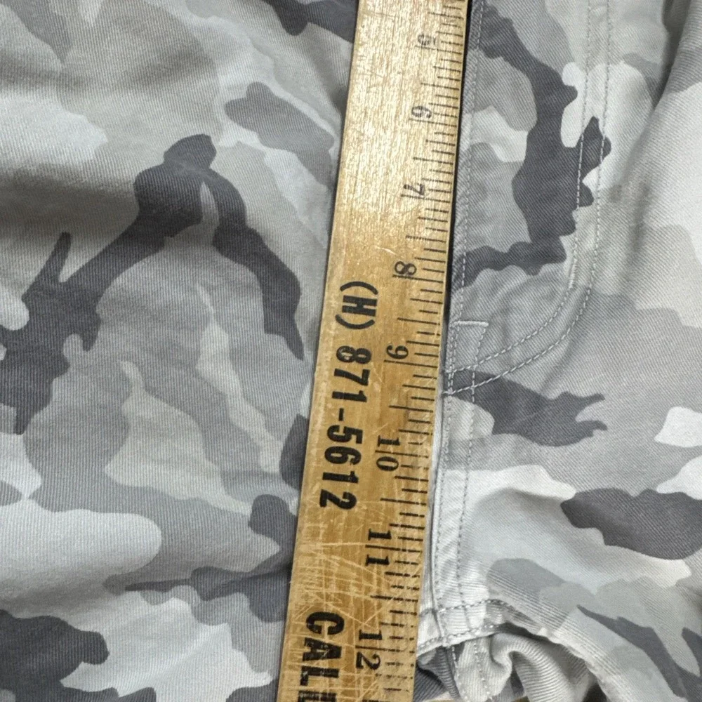 Levi's Mens Cargo Pants White Camo Military Utility White Tab Pockets 36 x 32